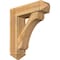 Ekena Millwork Legacy Arts and Crafts Rough Sawn Bracket w/ Offset Brace, Western Red Cedar, 8"W x 28"D x 32"H BKT0806X28X32LEC03RWR - alternate 1
